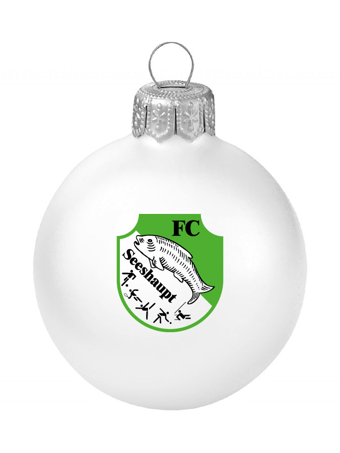 Weihnachtskugel Logo 8cm