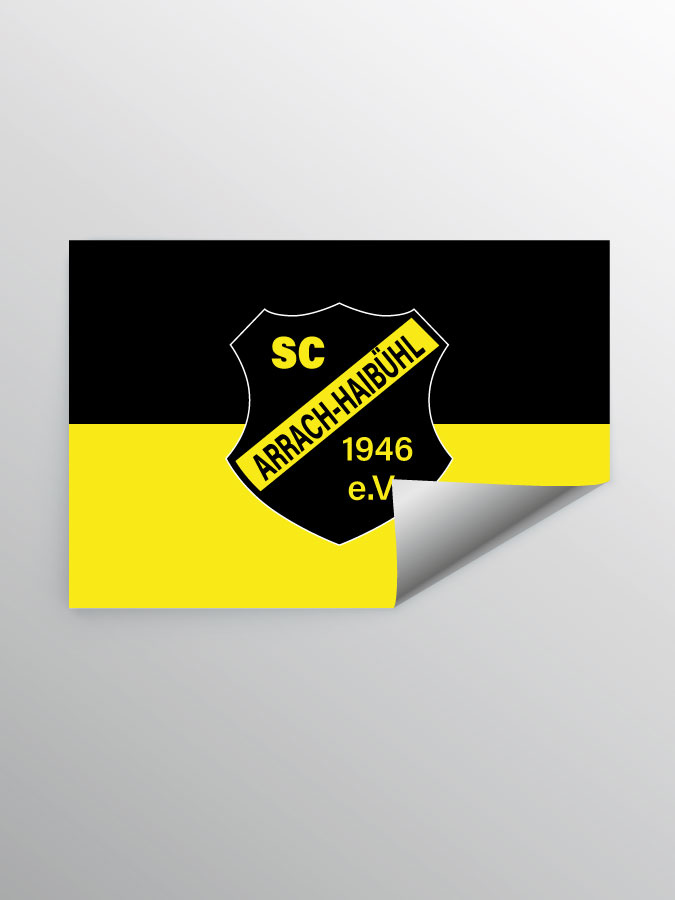 Aufkleber DIN A7 Logo