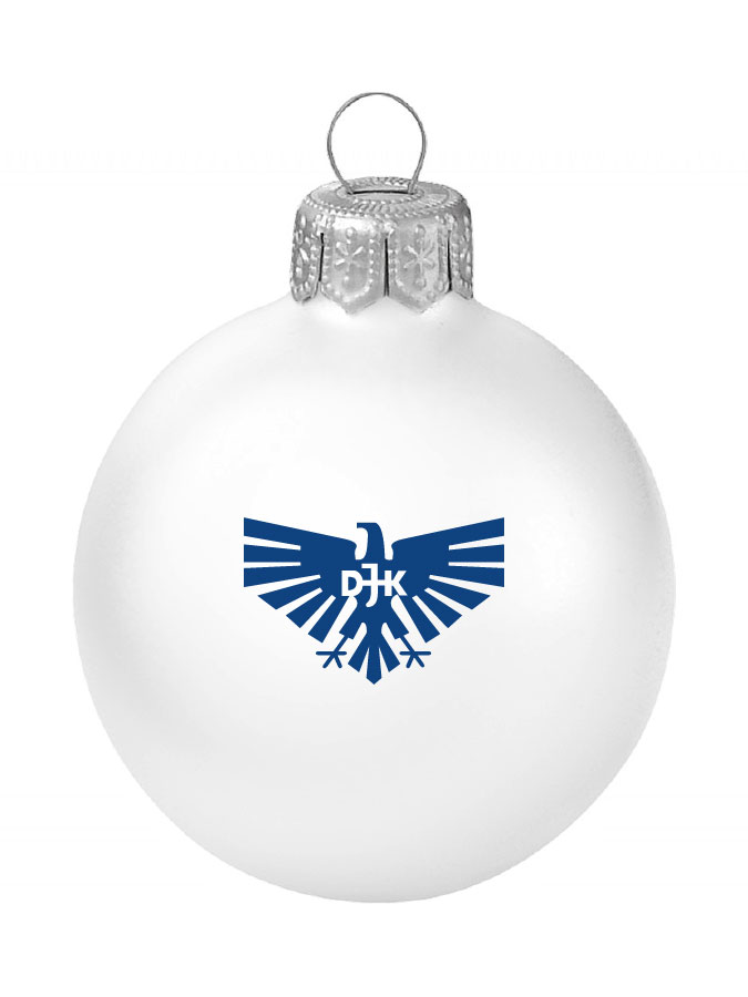 Weihnachtskugel Logo 8cm