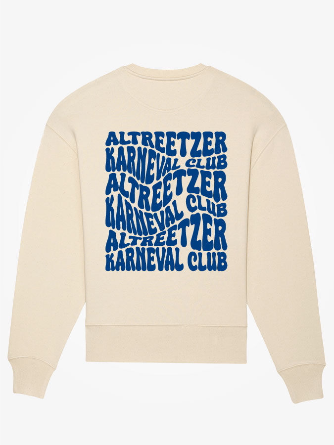 Sweatshirt Oversized Wavy Herren