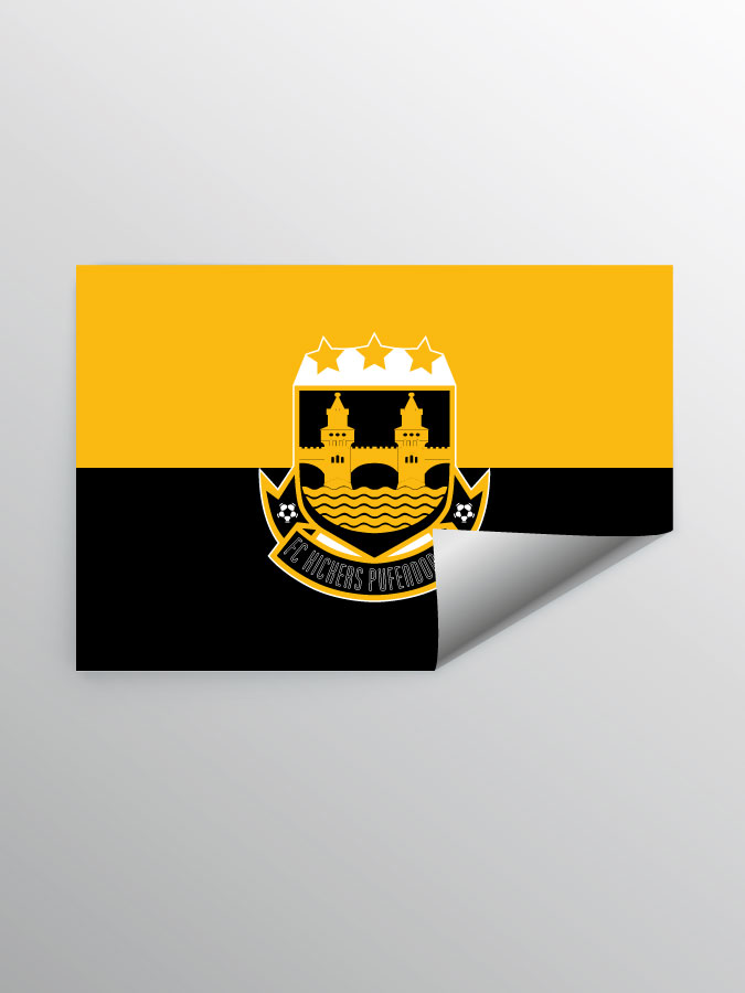 Aufkleber DIN A7 Logo