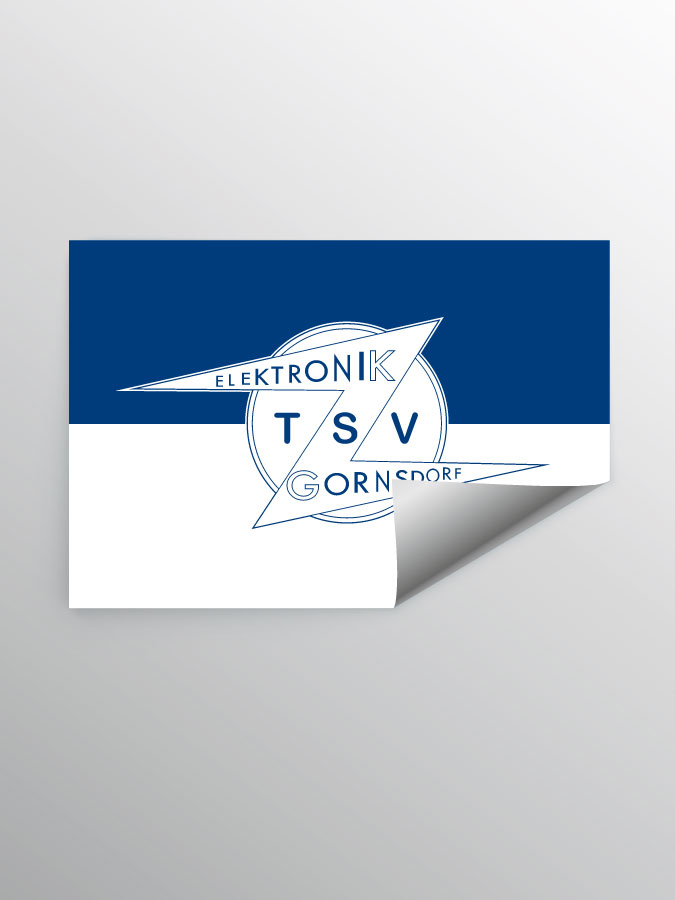 Aufkleber DIN A7 Logo