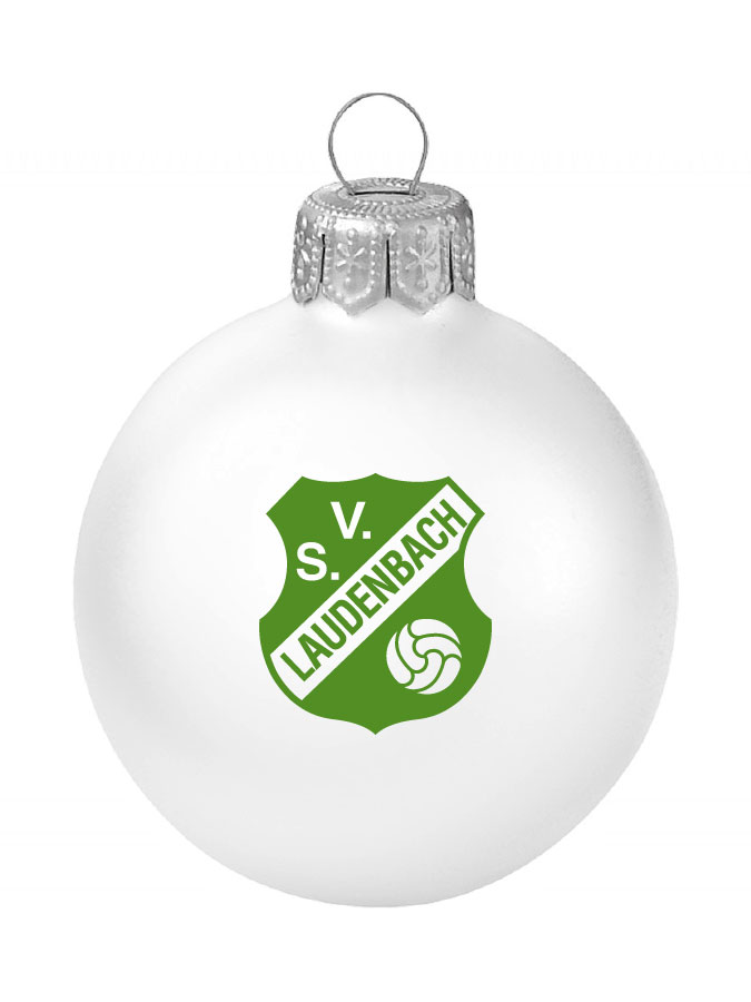Weihnachtskugel Logo 8cm