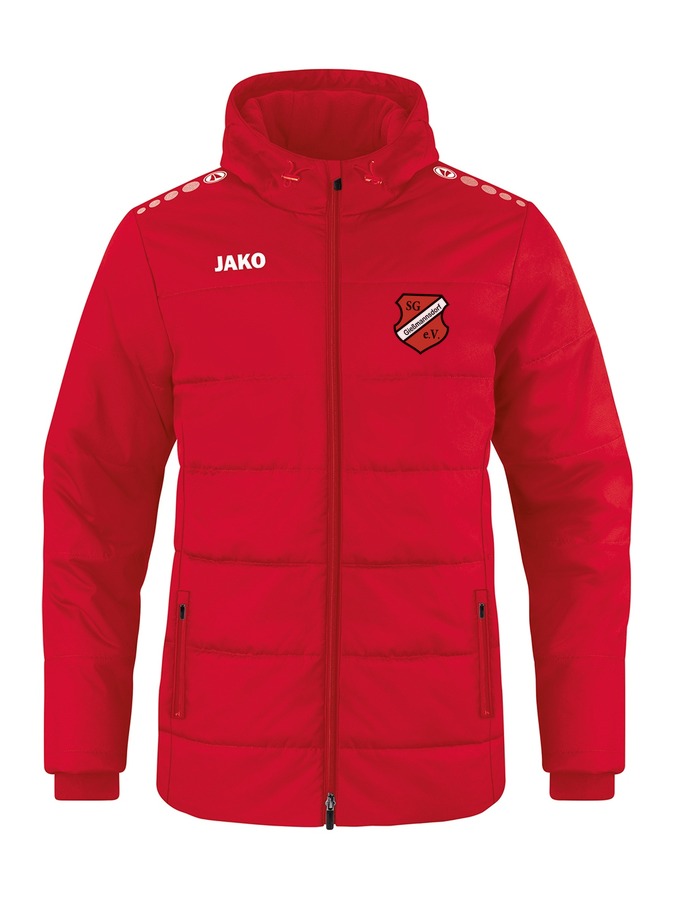 Jako Coachjacke Team mit Kapuze