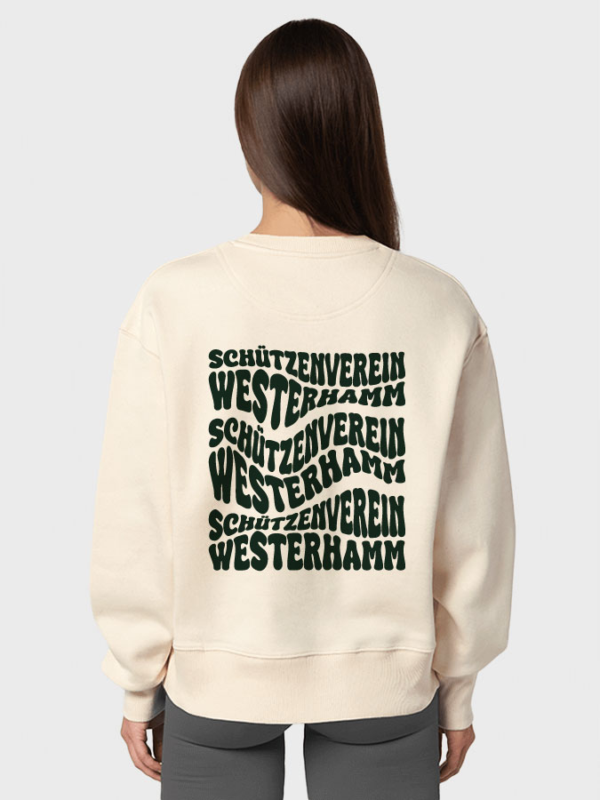 Oversized Sweater Wavy Damen