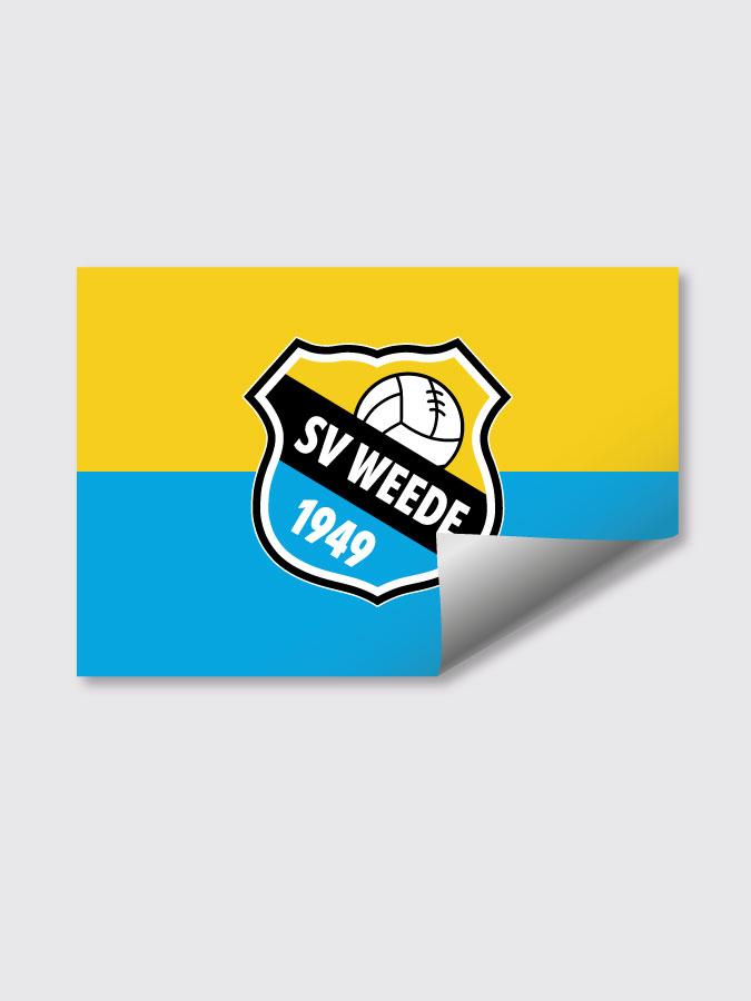 Aufkleber DIN A7 Logo