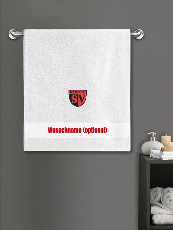 Badehandtuch Team Sticklogo