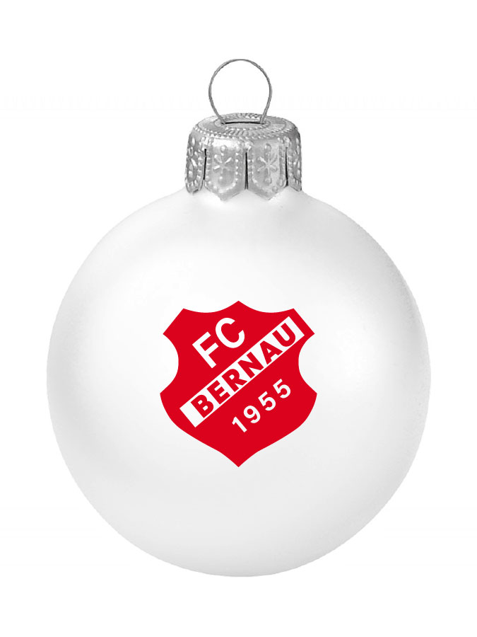 Weihnachtskugel Logo 8cm