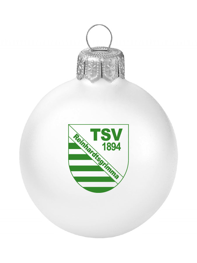 Weihnachtskugel Logo 8cm