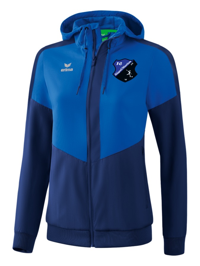Erima Squad Tracktop Jacke mit Kapuze Damen