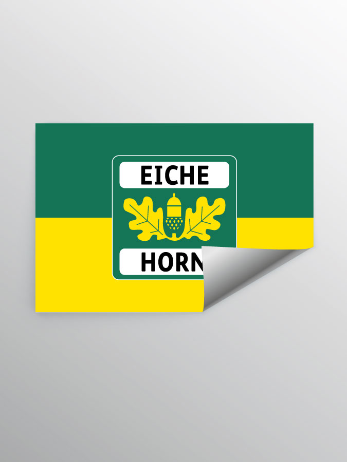 Aufkleber DIN A7 Logo