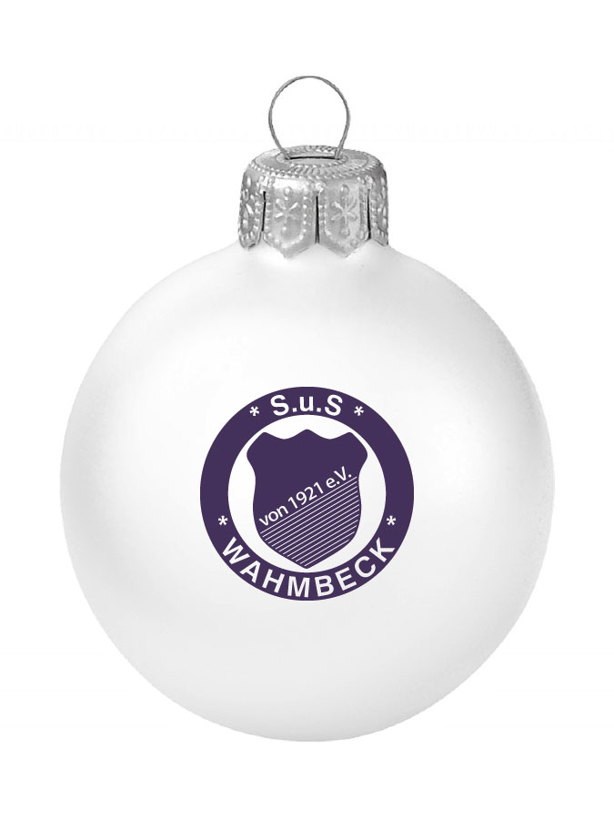 Weihnachtskugel Logo 8cm
