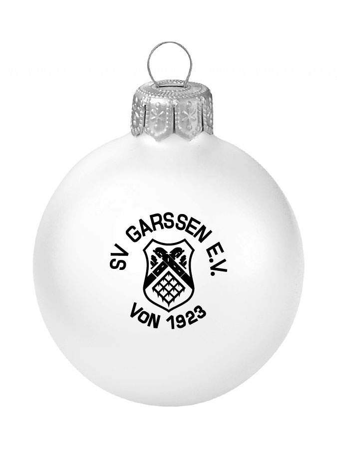 Weihnachtskugel Logo 8cm