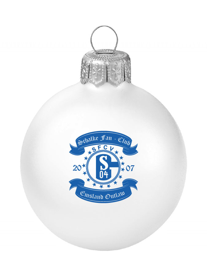 Weihnachtskugel Logo 8cm