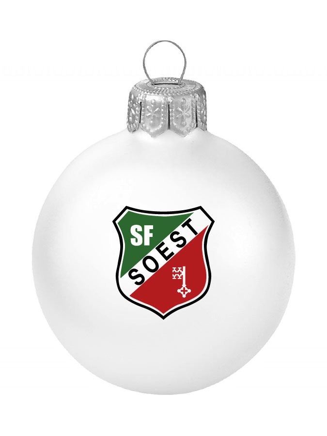 Weihnachtskugel Logo 8cm