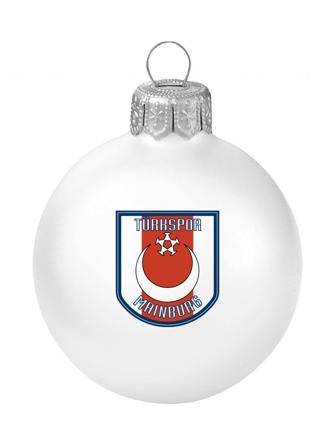 Weihnachtskugel Logo 8cm