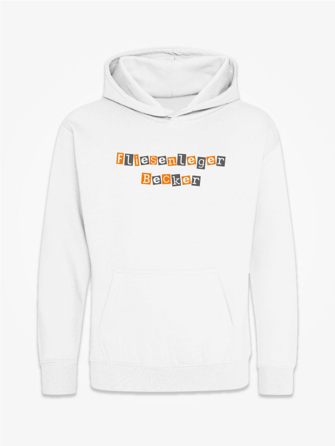 Hoodie Letter Kids