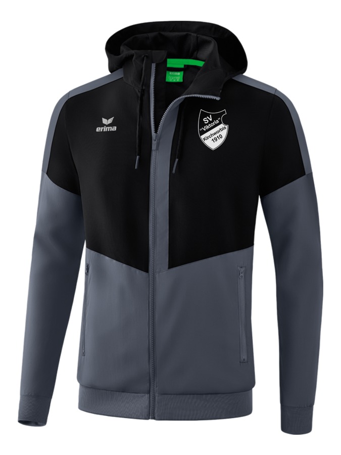 Erima Squad Tracktop Jacke mit Kapuze