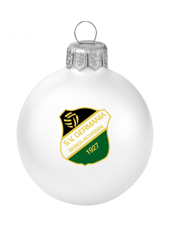 Weihnachtskugel Logo 8cm
