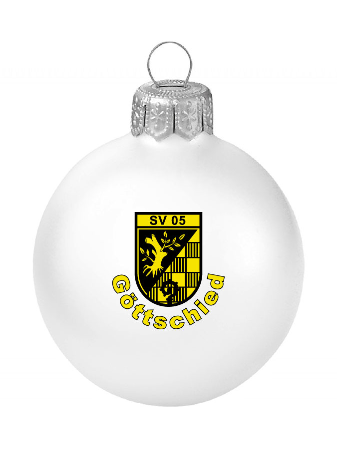 Weihnachtskugel Logo 8cm