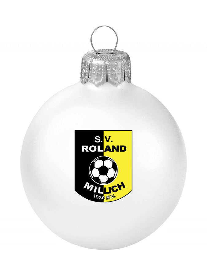 Weihnachtskugel Logo 8cm