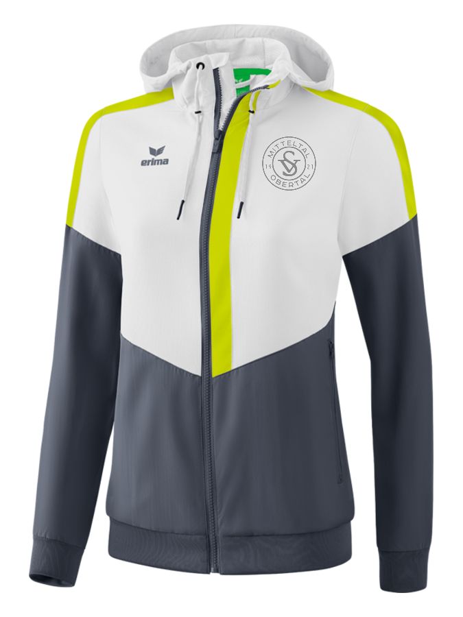 Erima Squad Tracktop Jacke mit Kapuze Damen