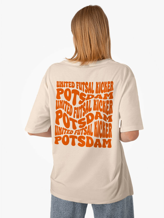 Oversized Shirt Wavy Damen