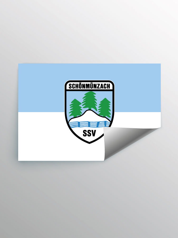 Aufkleber DIN A7 Logo