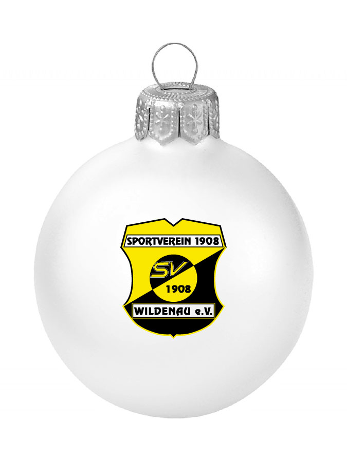 Weihnachtskugel Logo 8cm