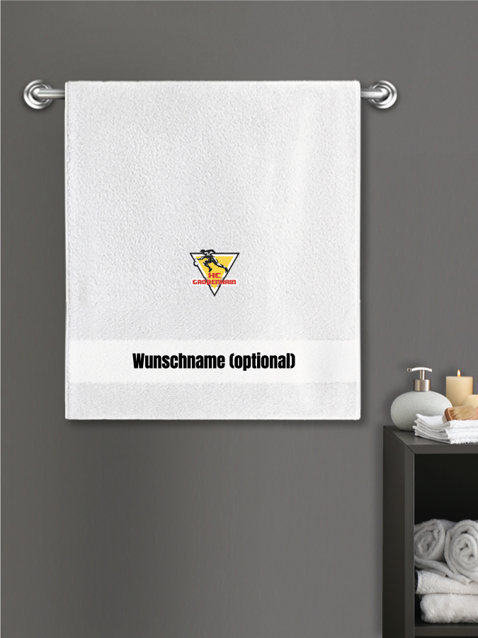 Badehandtuch Team Sticklogo
