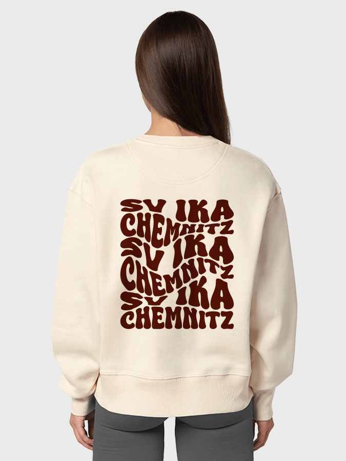 Oversized Sweater Wavy Damen