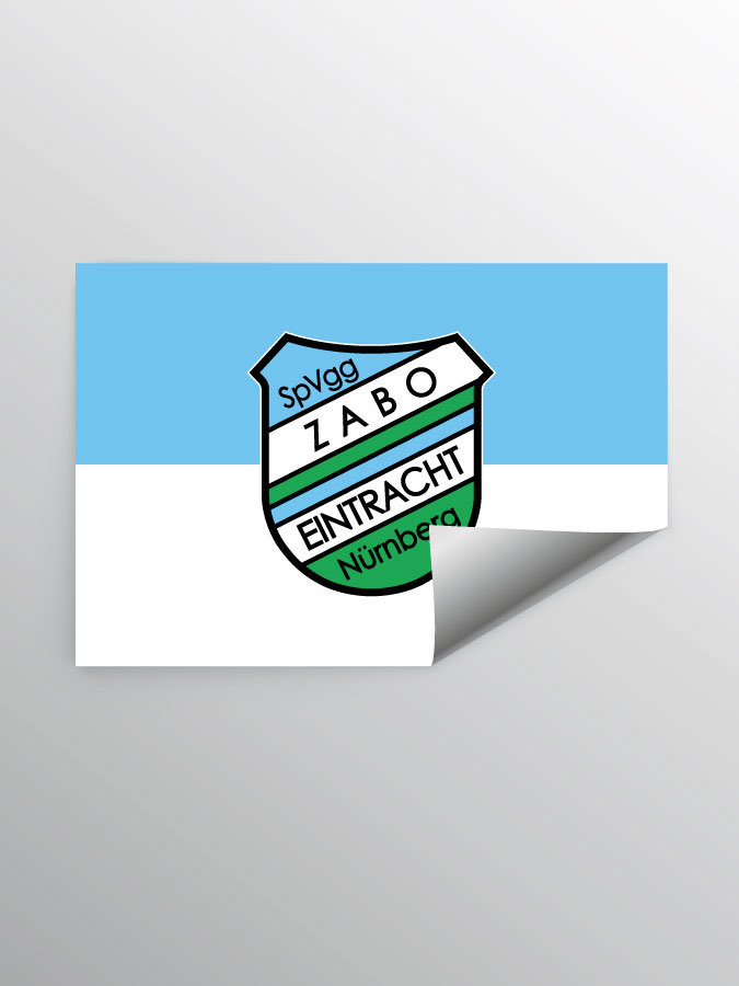 Aufkleber DIN A7 Logo