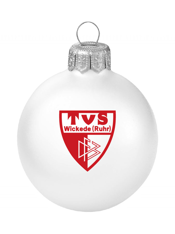 Weihnachtskugel Logo 8cm