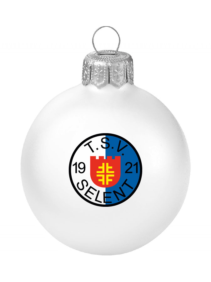 Weihnachtskugel Logo 8cm