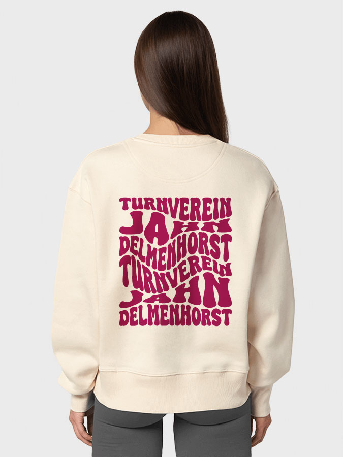 Oversized Sweater Wavy Damen