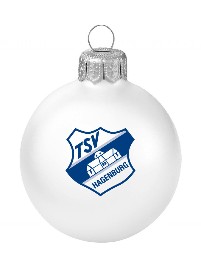 Weihnachtskugel Logo 8cm