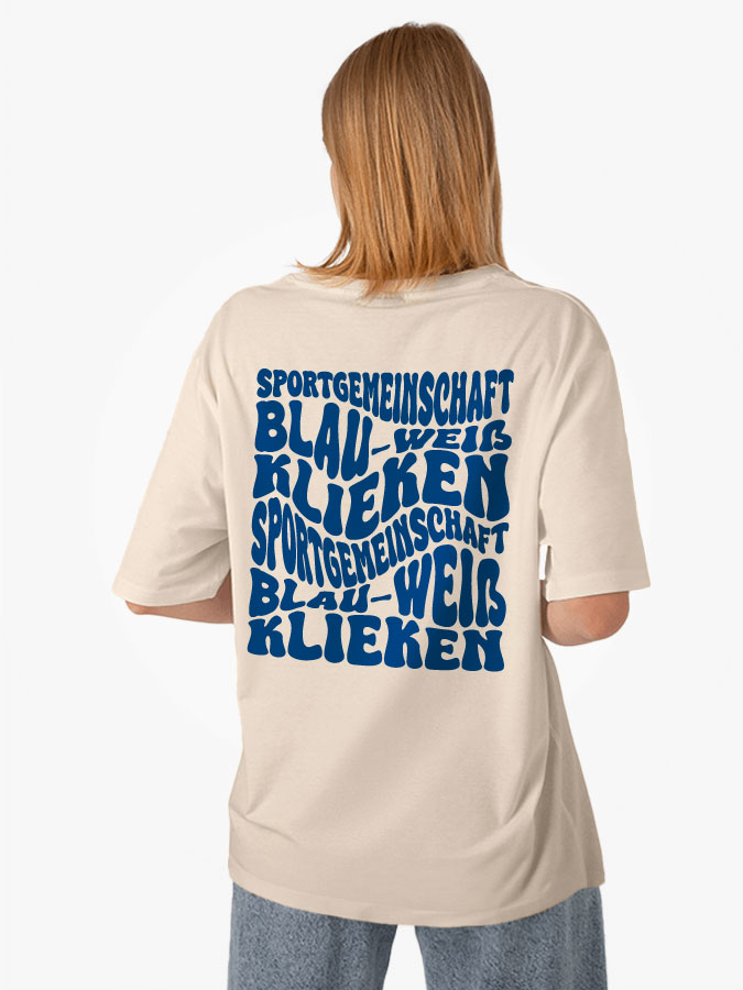Oversized Shirt Wavy Damen