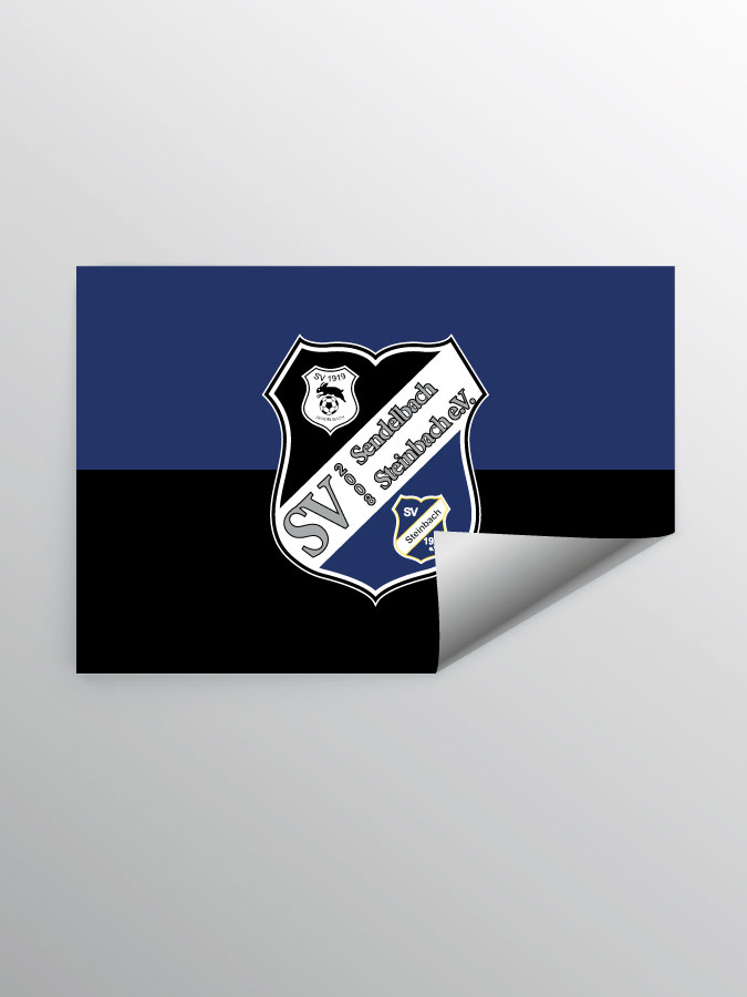 Aufkleber DIN A7 Logo