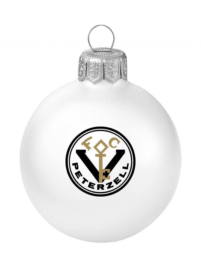 Weihnachtskugel Logo 8cm