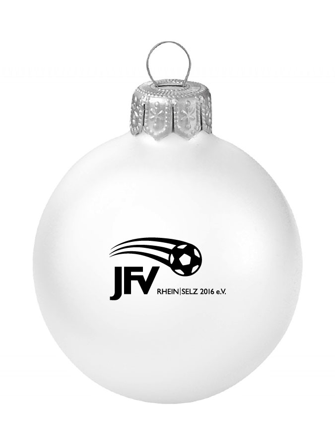 Weihnachtskugel Logo 8cm