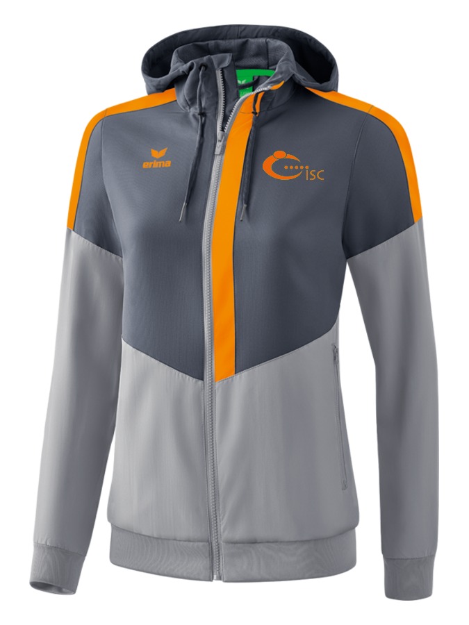 Erima Squad Tracktop Jacke mit Kapuze Damen