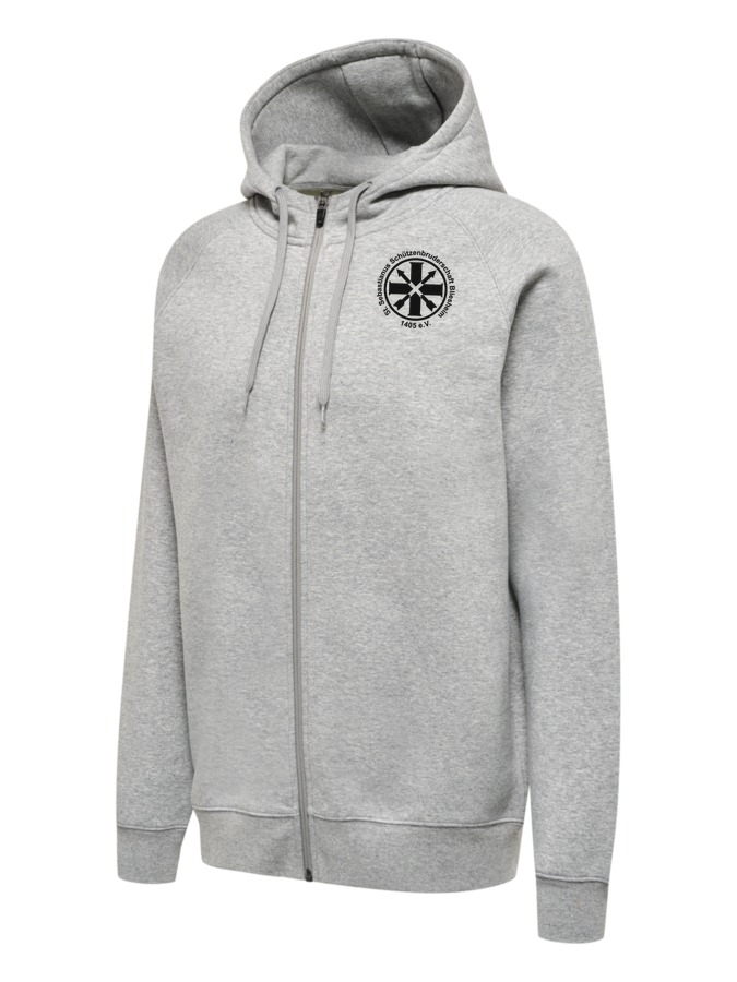 Hummel Red Heavy Zip Hoodie