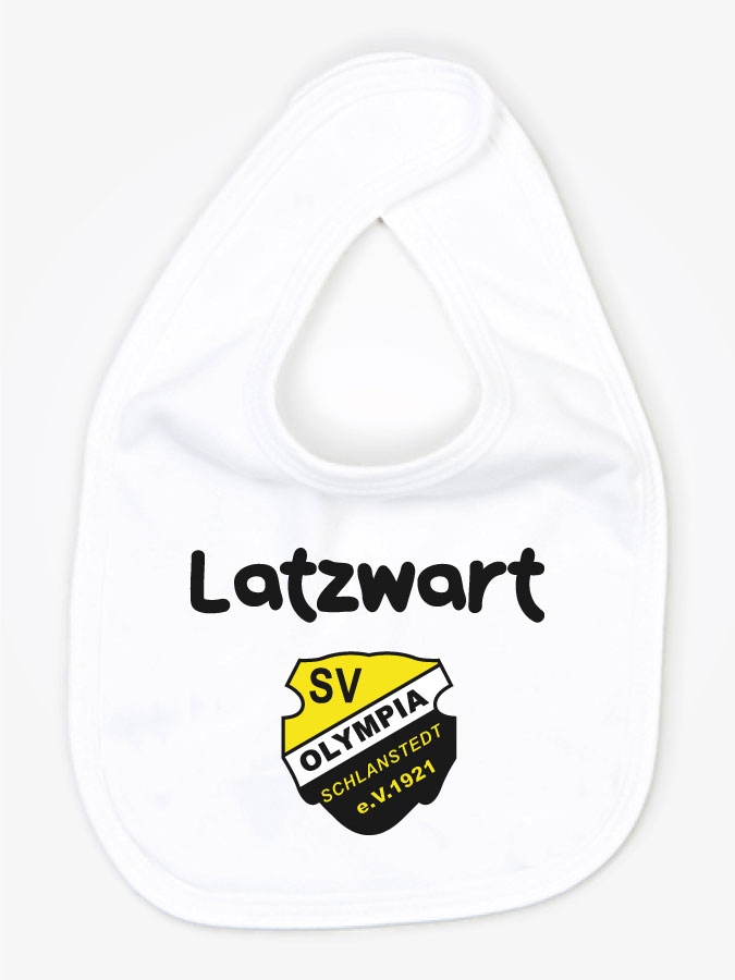 Babylätzchen Latzwart