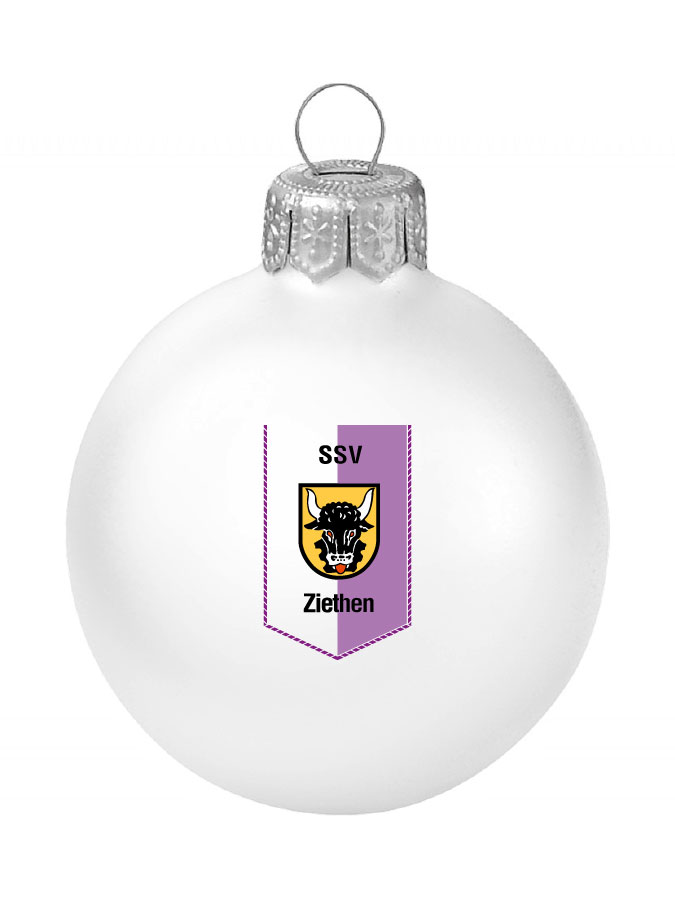 Weihnachtskugel Logo 8cm