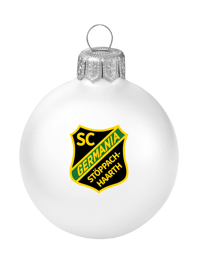 Weihnachtskugel Logo 8cm