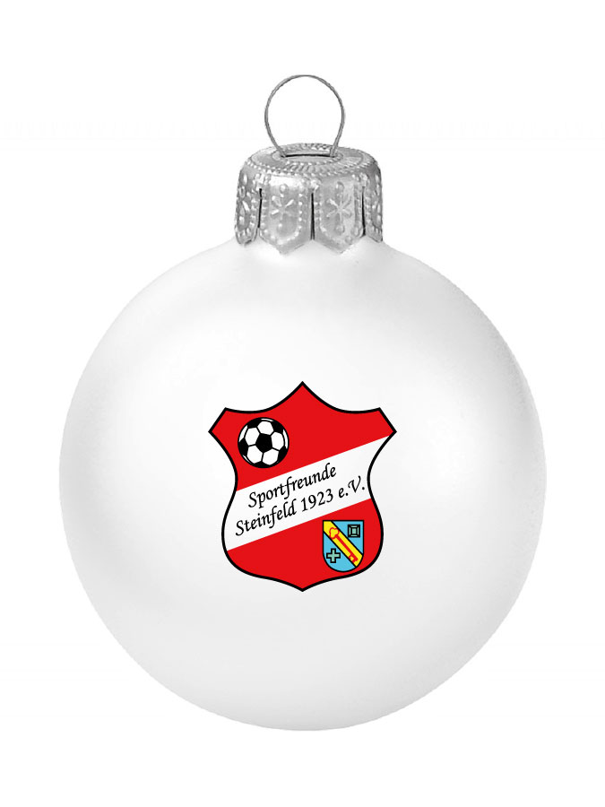 Weihnachtskugel Logo 8cm