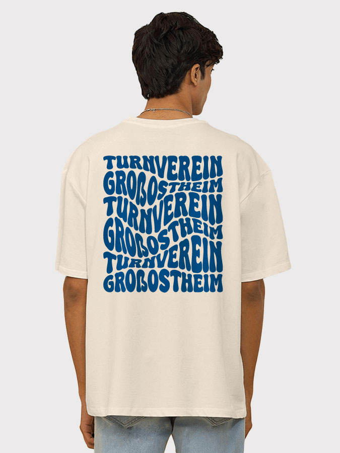 T-Shirt Oversized Wavy Herren