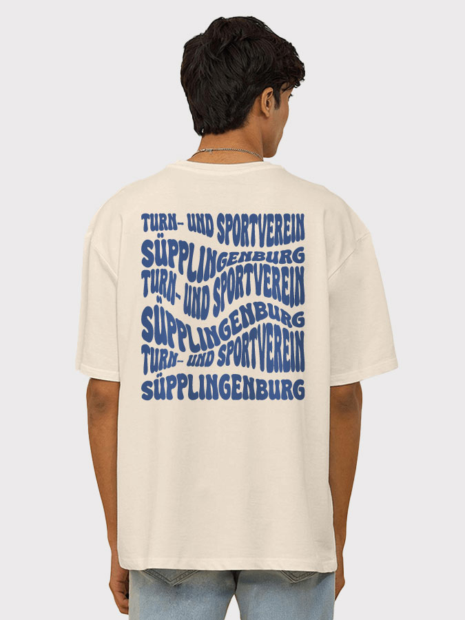 Oversized Shirt Wavy Herren