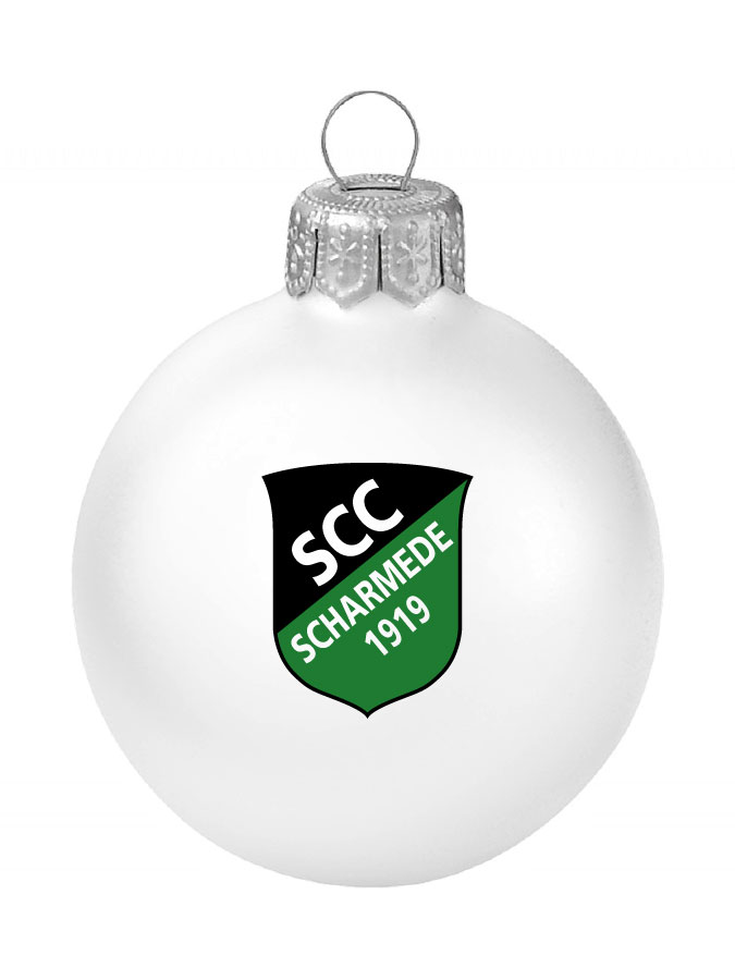 Weihnachtskugel Logo 8cm