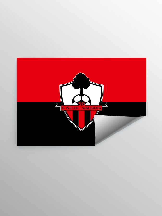 Aufkleber DIN A7 Logo